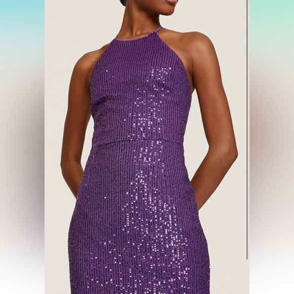 TOCCIN X RTR Design Collective Sequin Asymmetrical Dress - Picture 4 of 11